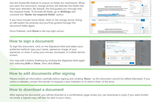 How to Sign and Send a Document in Send Now