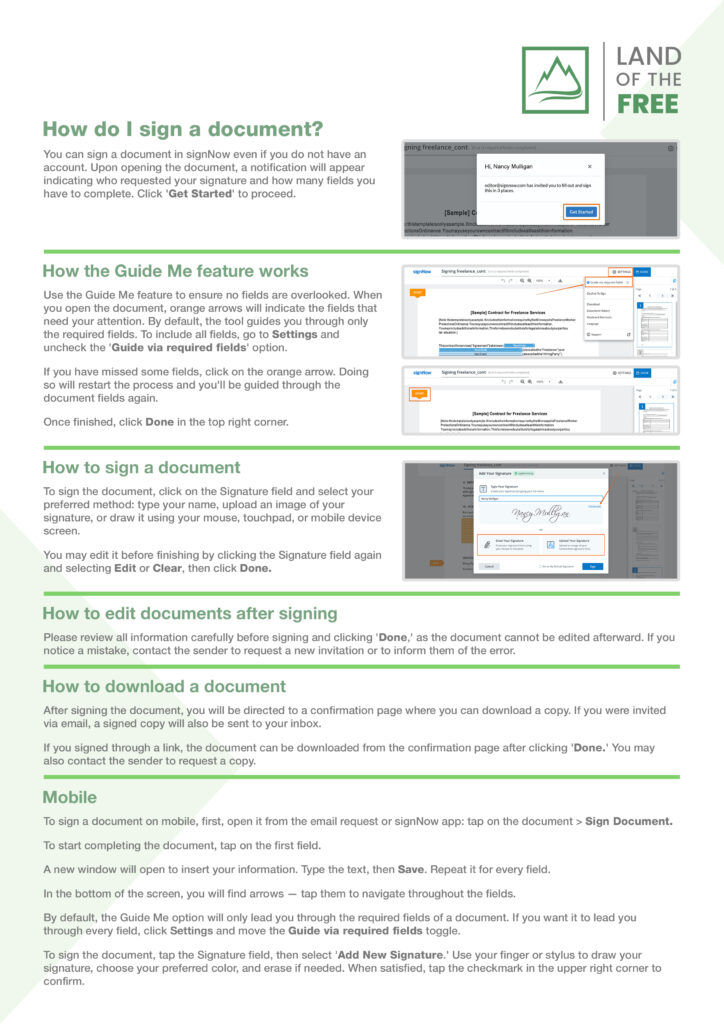 How to Sign and Send a Document in Send Now