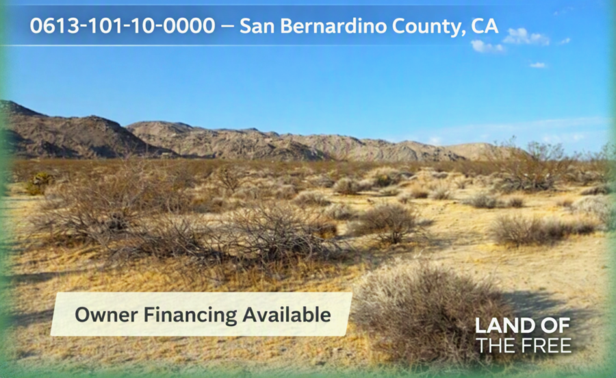 san bern Own Land in 29 Palms, CA! Joshua Tree Access + Natural Springs Nearby!