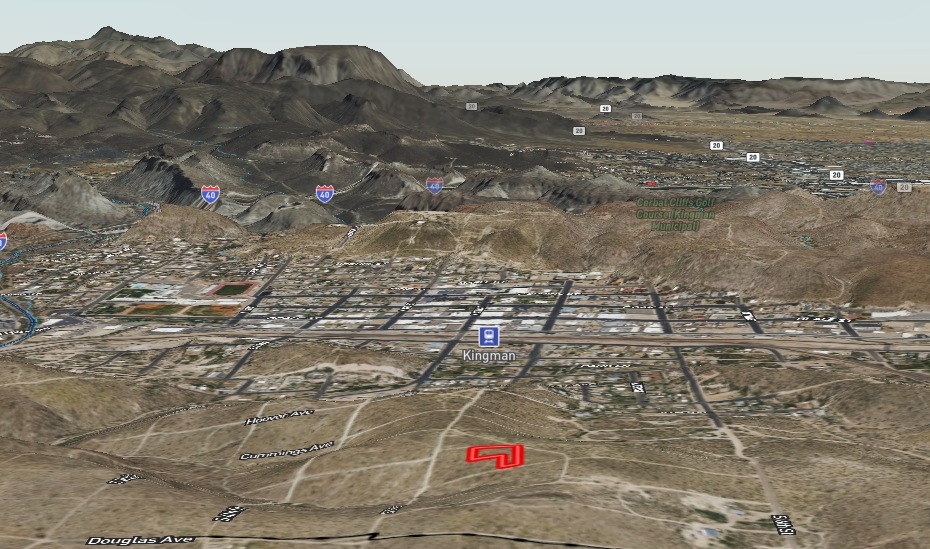 Half Acre Overlooking Downtown Kingman, AZ!