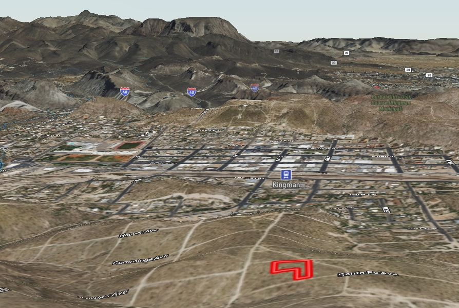 Half Acre Overlooking Downtown Kingman, AZ!